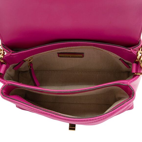 Tory Burch Chevron Leather Kira Top Handle - Picture 6 of 15